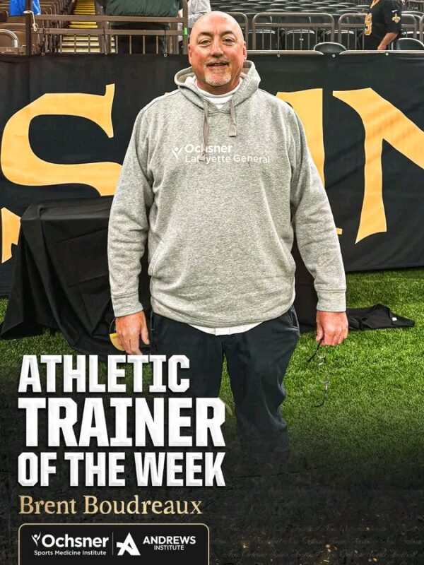 Honoring Our Athletic Trainer of the Week: Brent of Acadiana High School Wreckin’ Rams