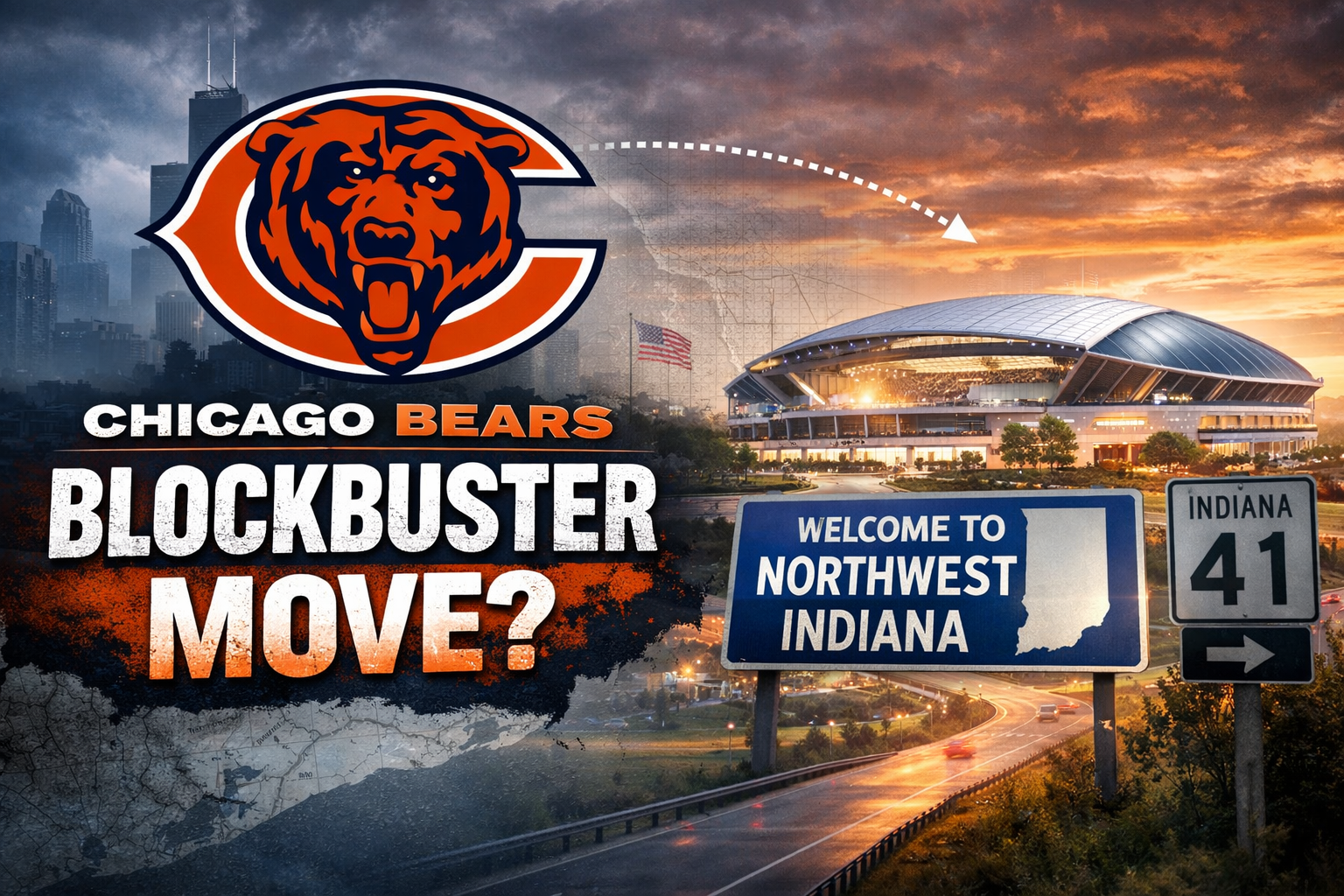 Chicago Bears Considering Blockbuster Shift to Northwest Indiana