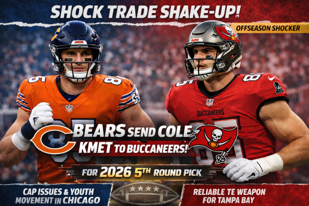 Blockbuster Buzz: Chicago Bears Ship Cole Kmet to Tampa Bay Buccaneers for a 2026 Fifth-Round Steal?