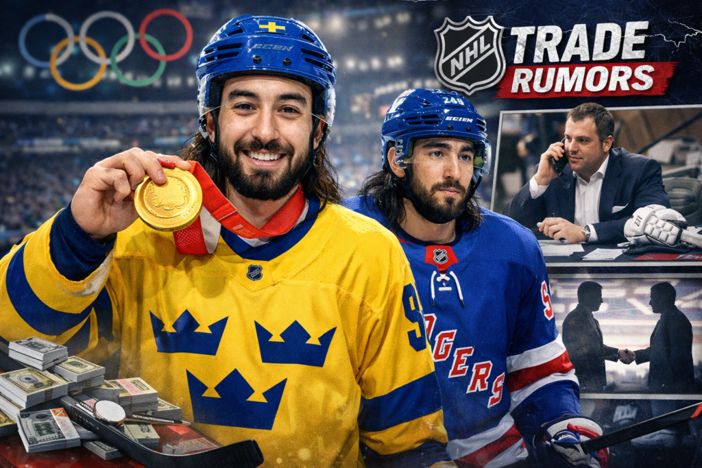Rangers Reveal Blockbuster Trade Plan for Mika Zibanejad After Olympic Gold Impact